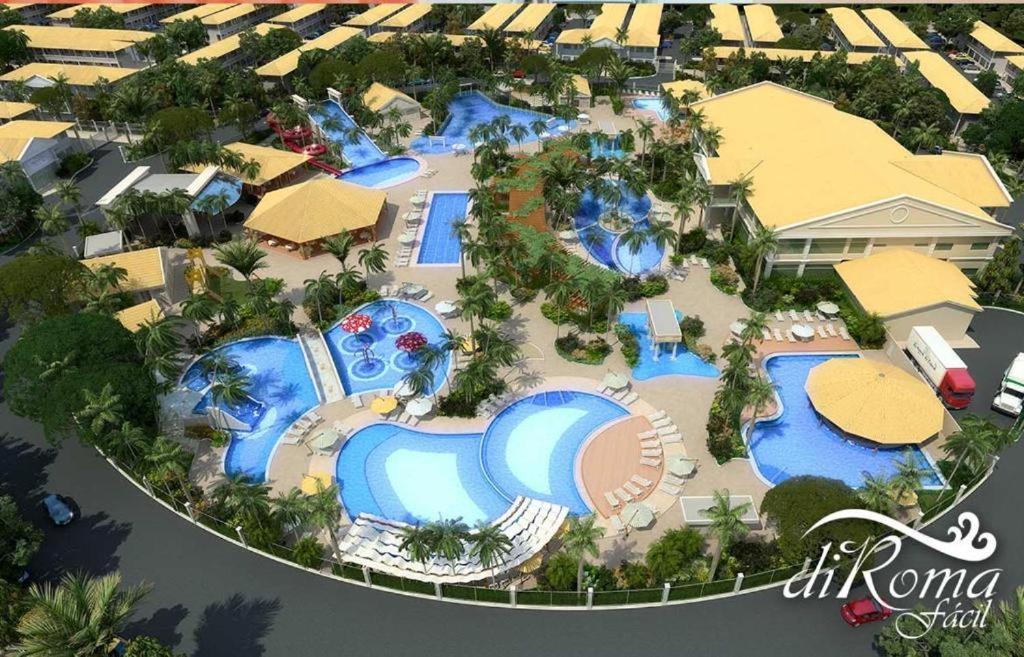 Lacqua Diroma Apartamento Completo Com Fogao, Geladeira, Micro-Ondas, Piscina 24H, Acomoda Ate 5 Pessoas Caldas Novas Exterior foto
